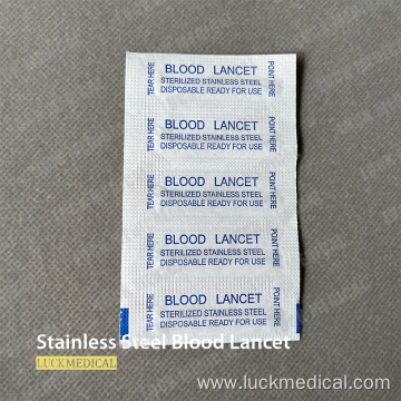 Disposable Stainless Steel Blood Lancet